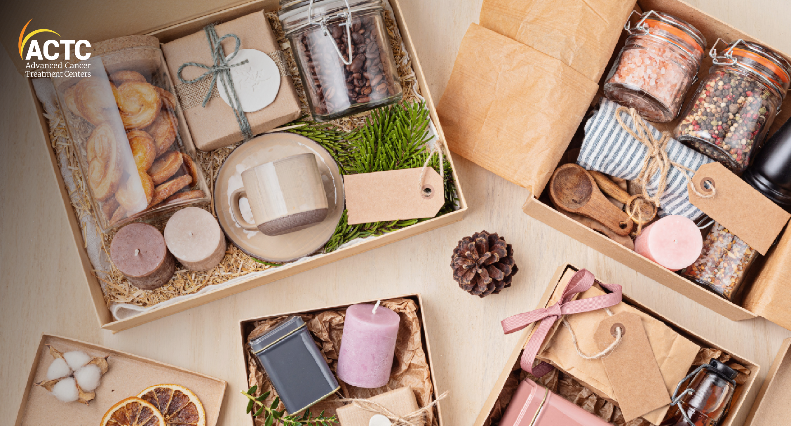 A care basket with goodies