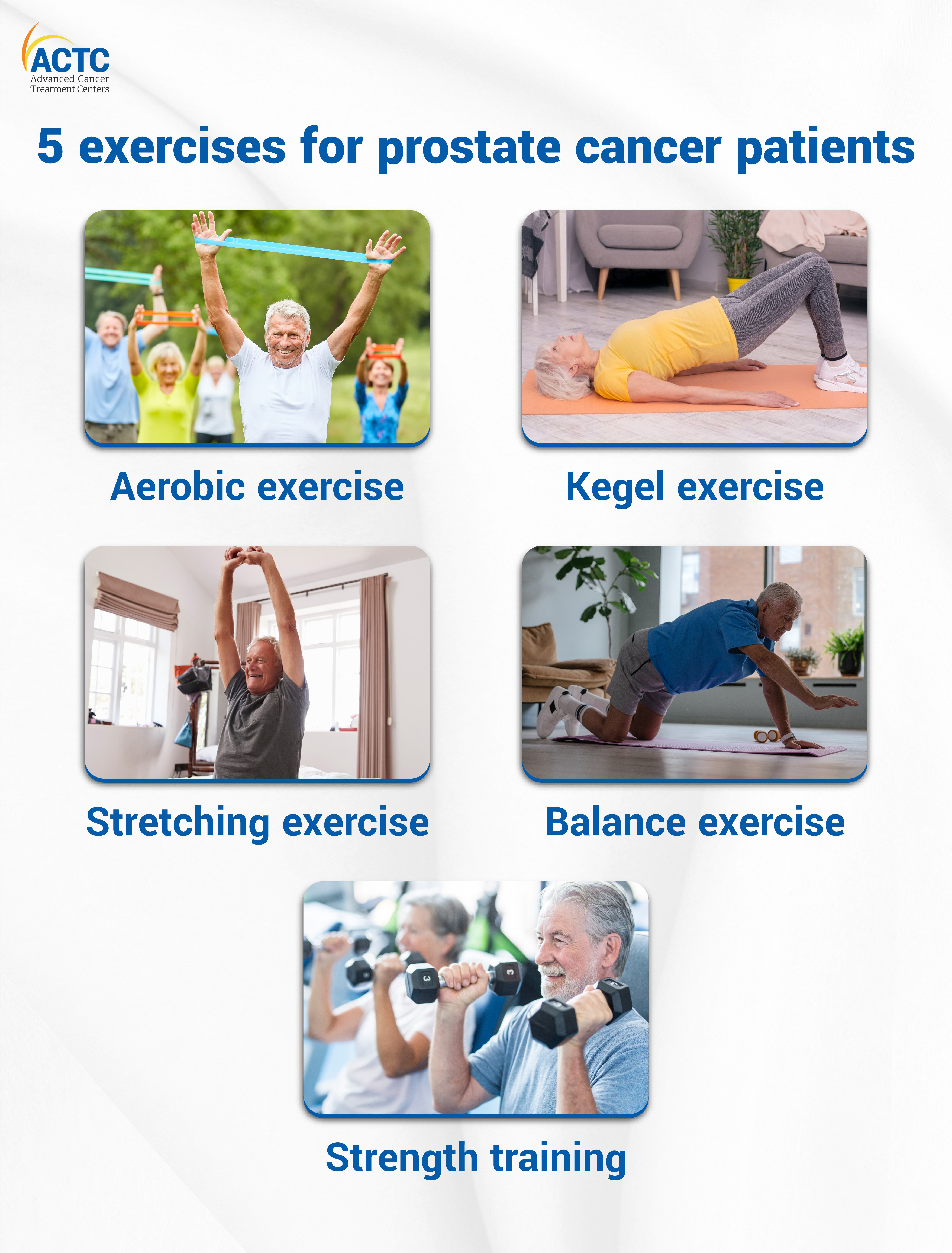 Five Exercises for Prostate Cancer Patients